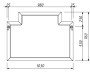 Зеркало Caprigo Atrio 100 14230-B074ЧЭ