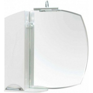 Зеркало для ванной Аква Родос ГЛОРИЯ ZGLP 75 левое в комплекте с подсветкой OMEGA (Украина)