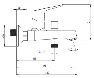 Набор смесителей Deante Chaber BGCA010M