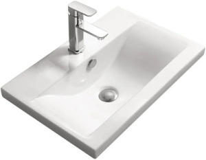 Умывальник SantiLine SL-2101 50 / 60 / 70 / 80 / 90 / 100, 51х40, белый