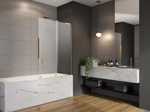 Душевая шторка на ванну Radaway Furo SL Gold PND II Door