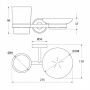 Стакан с мыльницей Iddis Calipso CALMBG0i57