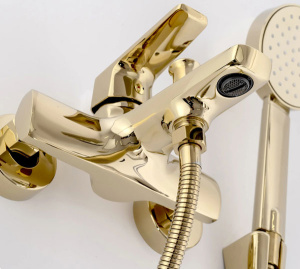 Смеситель для ванны Rea Rusel Gold REA-B2034