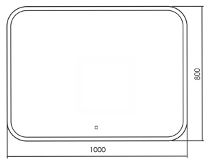 Зеркало Silver Mirrors Stiv neo