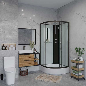 Душевая кабина Niagara Classic NG-6703-14BKT / NG-6701-14BKT / NG-6702-14BKT, 100х100, прозрачный