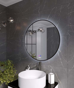 Зеркало Grossman Cosmo-норма Black, 70х70