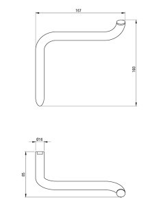 Держатель для туалетной бумаги Deante Silia Steel ADI F211