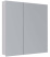 Шкаф-зеркало Lemark Universal 70 / 80, 80х79, белый глянец