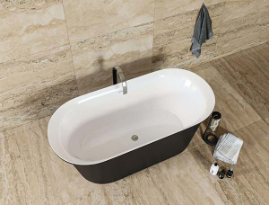 Акриловая ванна Aquanet Family Smart черный глянцевый, 170х78, черный глянцевый