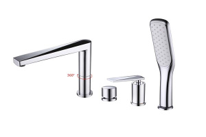 Смеситель на борт ванны Boheme Venturo 370 хром