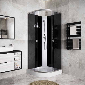 Душевая кабина Niagara Eco E90/13/TN/BK, 90х90, тонированный