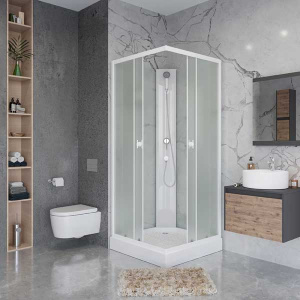 Душевая кабина Niagara Promo P90/13Q/MT/BK, 90х90, матовый