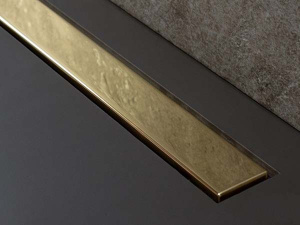 Душевой трап Pestan Confluo Frameless Line Gold 2 в 1 двусторонний под плитку, 30 см