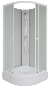 Душевая кабина Niagara Promo P80/26/MT/BK / P90/26/MT/BK / P100/26/MT/BK, 90х90, матовый