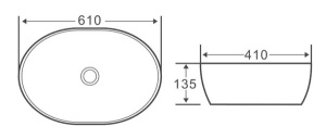 Умывальник BelBagno BB1348