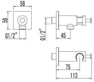 Шланговое подключение Lemark LM7885C
