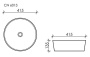 Умывальник CeramicaNova Element CN6013