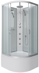 Душевая кабина Niagara Classic NG-2307-14BKTG / NG-2308-14BKTG / NG-2309-14BKTG, 100х100, матовый