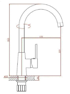 Смеситель для кухонной мойки AV Engineering AVHOP4-A996-648