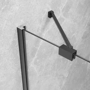 Душевая шторка на ванну Radaway Essenza Black PND II прозрачный