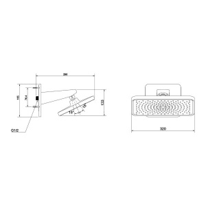 Верхний душ Vincea Inspire VSHD-3I4CGM