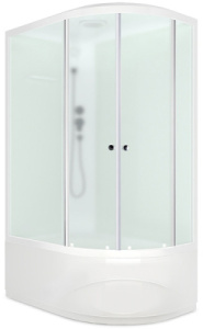 Душевая кабина Domani-Spa Delight 128 high матовая, 120х80 L, матовый