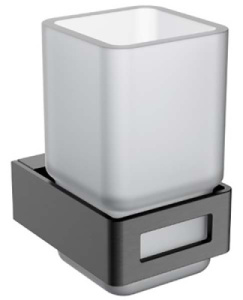 Стакан Boheme Q Gun Metall 10944-GM / Shine Gun Metall 10944-SGM, матовый, антрацит