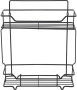 Полка Milardo Grid GRICS2BM44