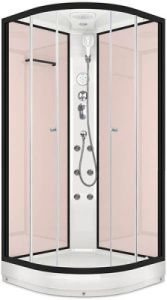 Душевая кабина Domani-Spa Delight 99 pink capuchino, 90х90, прозрачный