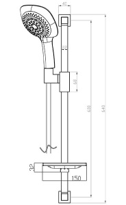 Душевой гарнитур Lemark LM8068C
