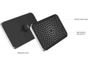 Верхний душ Vincea Inspire VSHD-3I4CCH