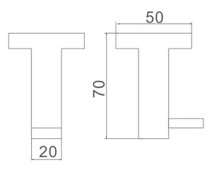 Крючок Ledeme L71705B-1