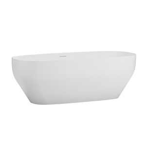 Ванна из искусственного камня Belux Арго АР-1750 белый матовый Solid Surface, 175х80