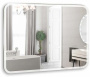 Зеркало Silver Mirrors Стив с подогревом и часами
