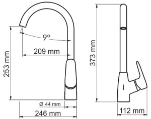 Смеситель для кухонной мойки WasserKraft Vils 5607