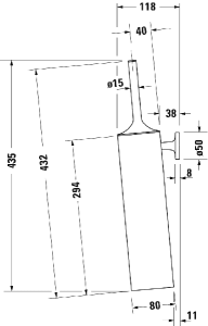Ершик для унитаза Duravit Starck T 0099464600