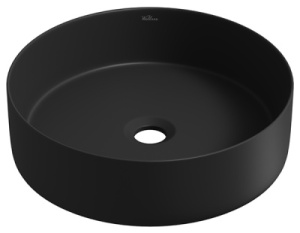 Умывальник Wellsee Coax 323505000 / 323508000 / 323511000, 30х30, черный матовый