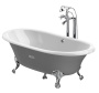 Чугунная ванна Roca Newcast Grey A233650000, 170х85