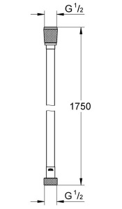 Душевой шланг Grohe Silverflex 28388001