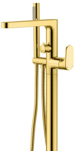 Смеситель для ванны Boheme Spectre 459-G Gold напольный