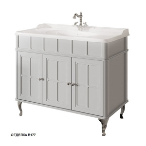 Тумба под умывальник Caprigo Borgo 100 33424-B177 / 120 33425-B177, 100, серый