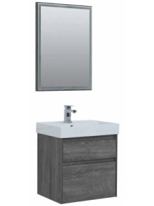 Комплект мебели Aquanet Nova Lite 60 / 75 / 85 / 100 2 ящика дуб рошелье, 60, дуб рошелье