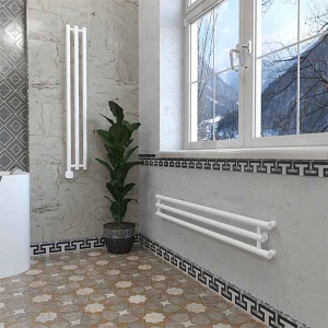 Полотенцесушитель Stinox Design Minori нижнее подключение белый матовый