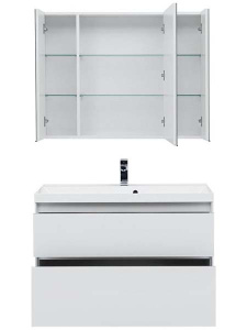 Комплект мебели Aquanet Гласс 100 Classica