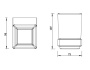 Стакан Whitecross Cubo CU2430GM