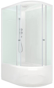 Душевая кабина Domani-Spa Delight 128 high матовая, 120х80 L, матовый