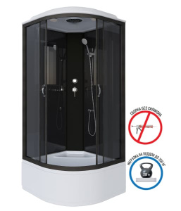 Душевая кабина Niagara NG-6508-14, 90х90, тонированный