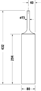 Ершик для унитаза Duravit Starck T 0099451000