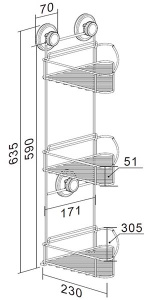 Полка Ledeme L3728-3