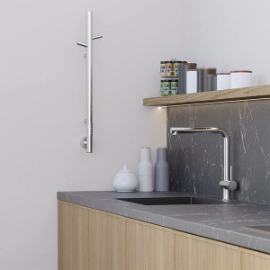 Полотенцесушитель Gloss&Reiter Е2 ENKEL.E2.L.15х75.H2.TIMER.CHROME.СМ1 электрический (таймер)